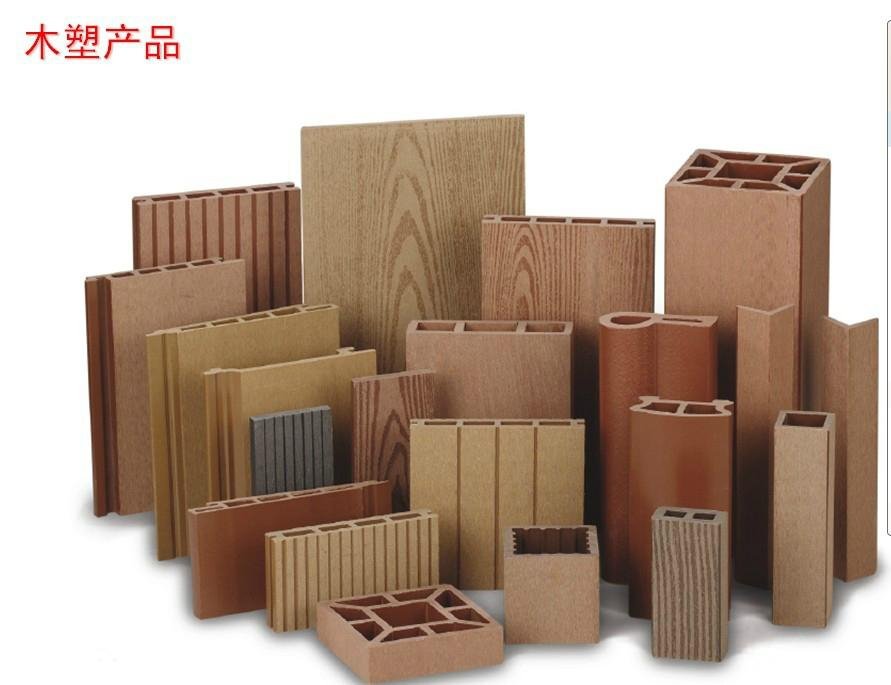 木塑材料产品展示